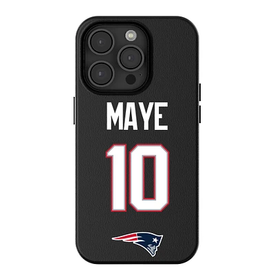 Keyscaper Drake Maye Black New England Patriots iPhone Magnetic Bump Case