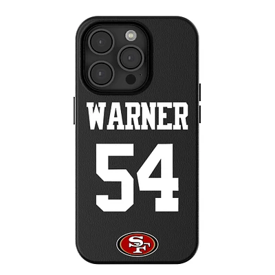Keyscaper Fred Warner Black San Francisco 49ers iPhone Magnetic Bump Case