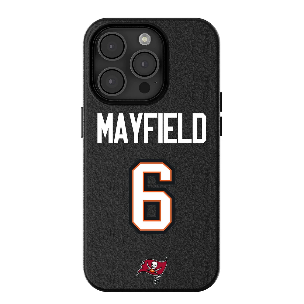 Keyscaper Baker Mayfield Black Tampa Bay Buccaneers iPhone Magnetic Bump Case