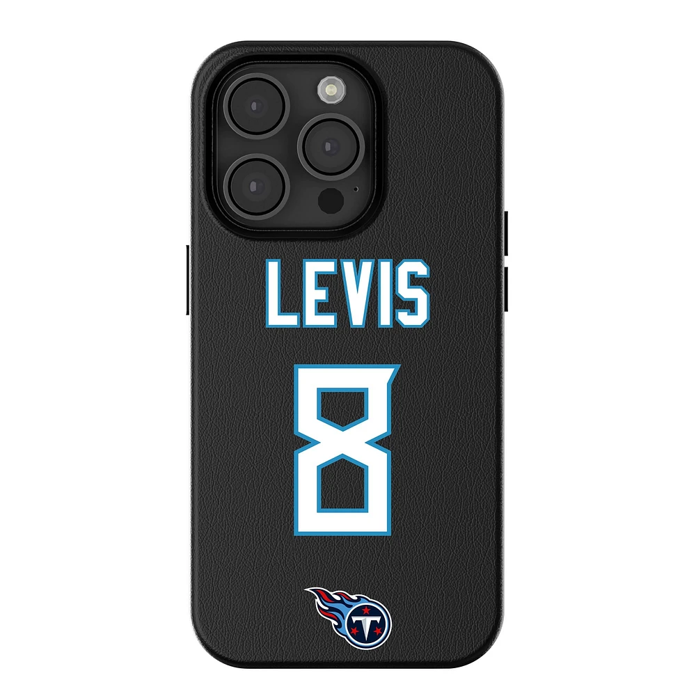 Keyscaper Will Levis Black Tennessee Titans iPhone Magnetic Bump Case