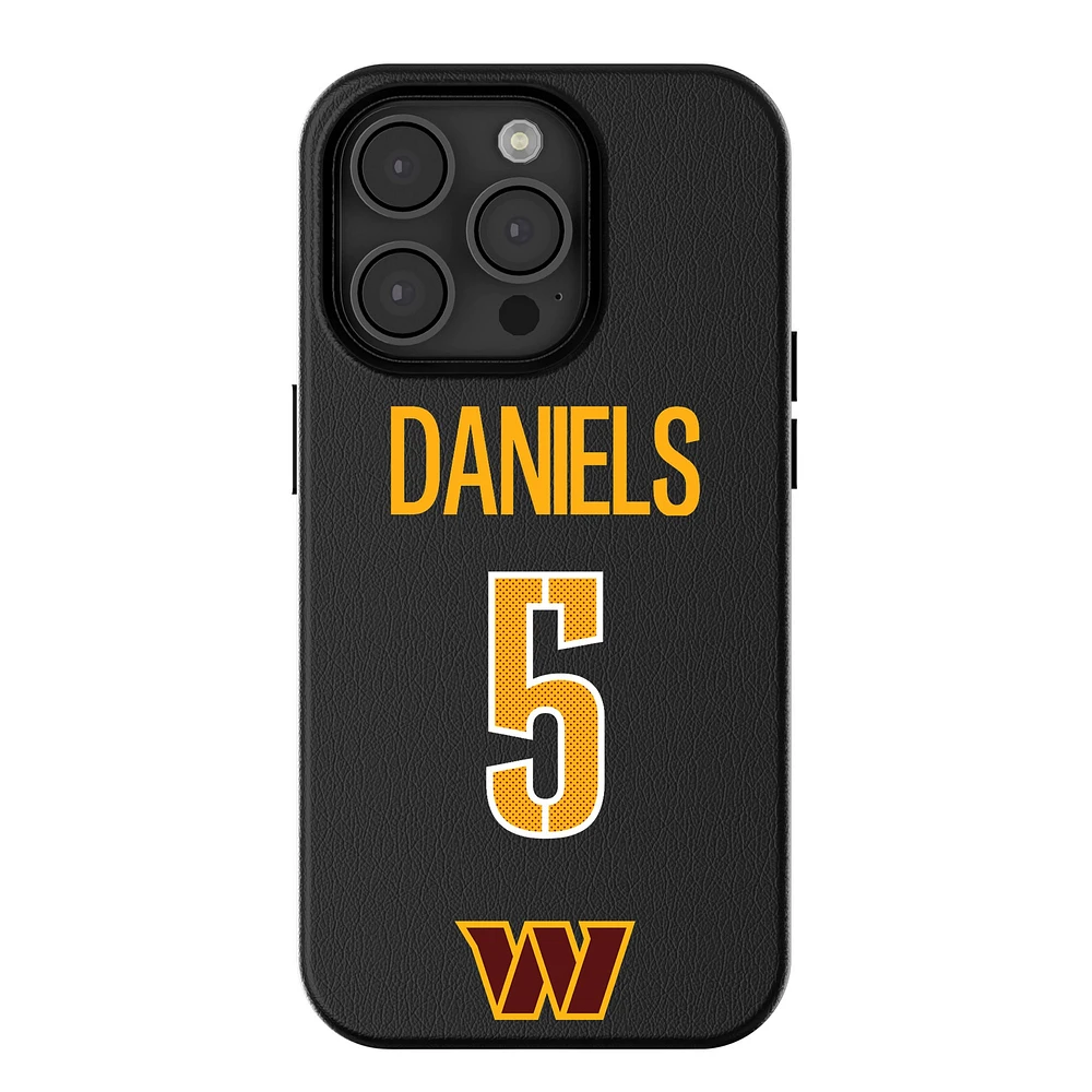 Keyscaper Jayden Daniels Black Washington Commanders iPhone Magnetic Bump Case