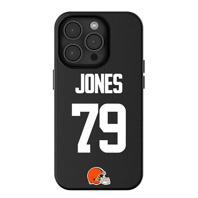 Keyscaper Dawand Jones Black Cleveland Browns iPhone Magnetic Bump Case