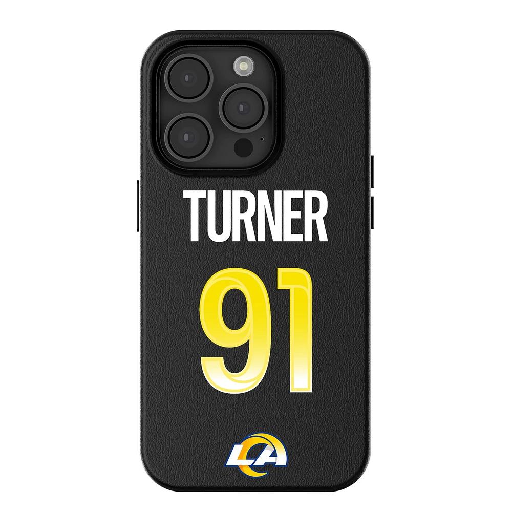 Keyscaper Kobie Turner Black Los Angeles Rams iPhone Magnetic Bump Case