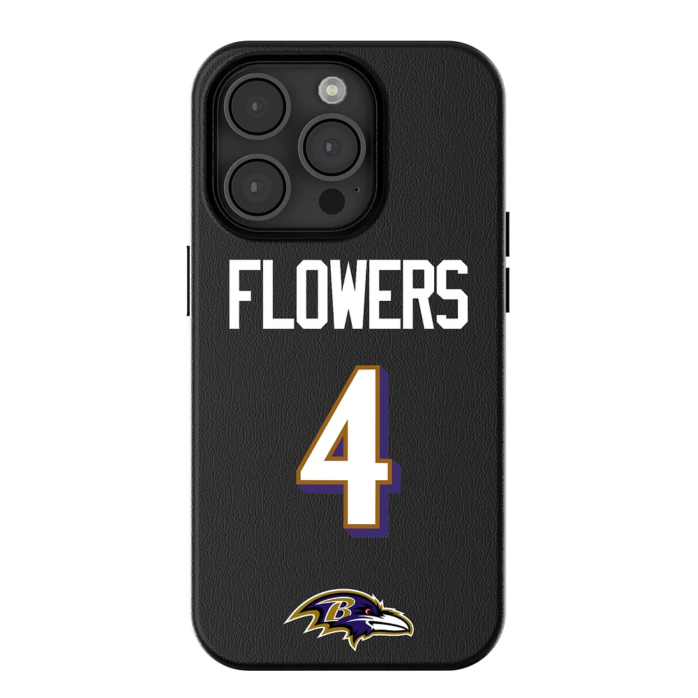 Keyscaper Zay Flowers Black Baltimore Ravens iPhone Magnetic Bump Case