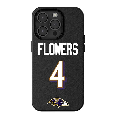 Keyscaper Zay Flowers Black Baltimore Ravens iPhone Magnetic Bump Case