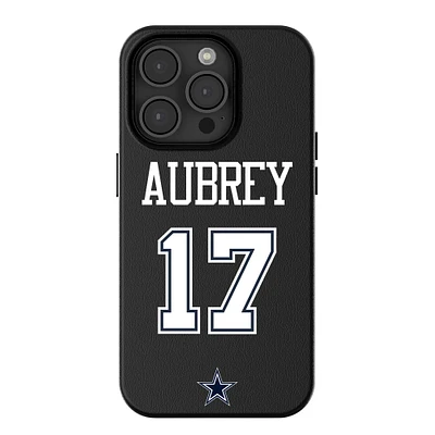 Keyscaper Brandon Aubrey Black Dallas Cowboys iPhone Magnetic Bump Case