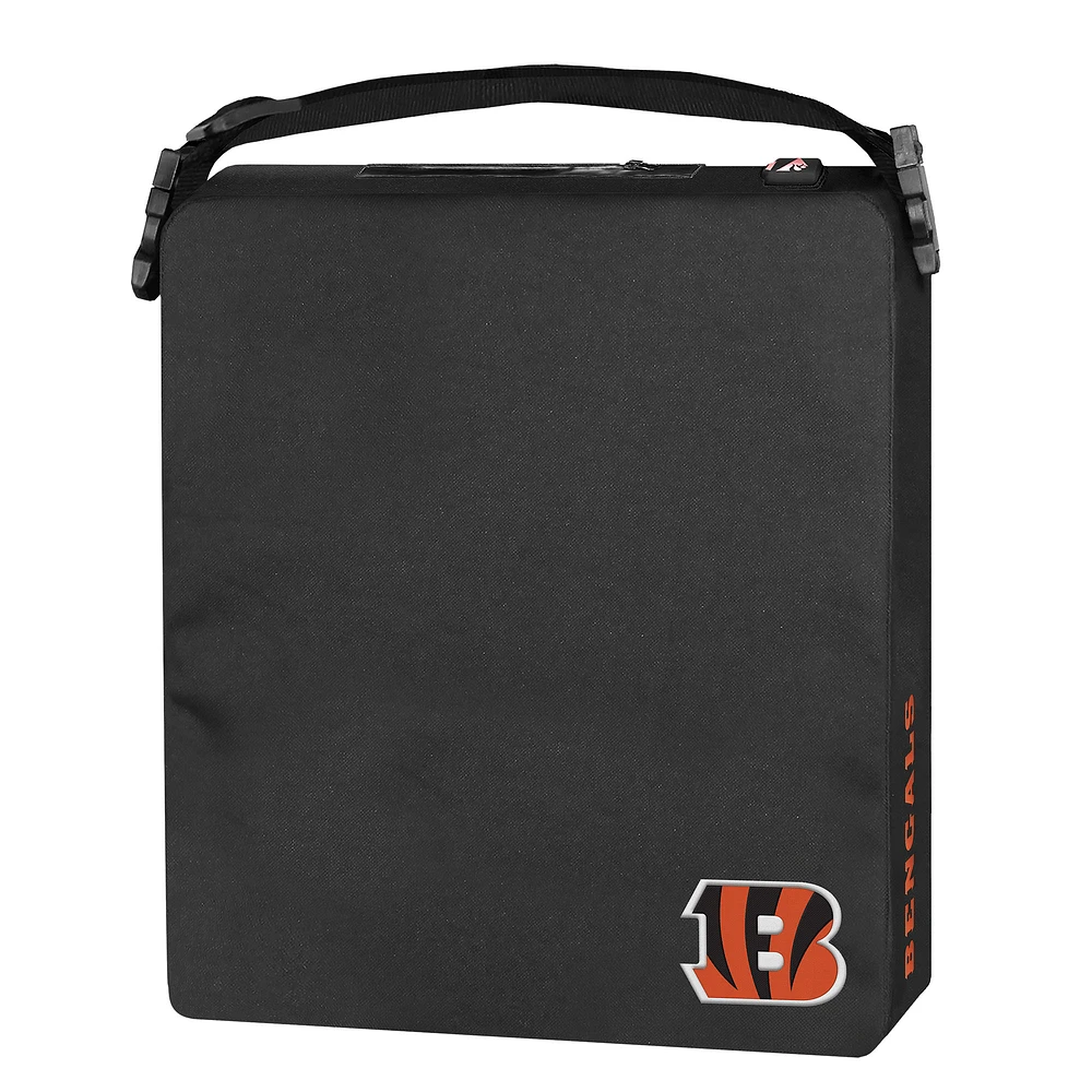 ActionHeat Black Cincinnati Bengals 5V Battery Heated Seat Cushion