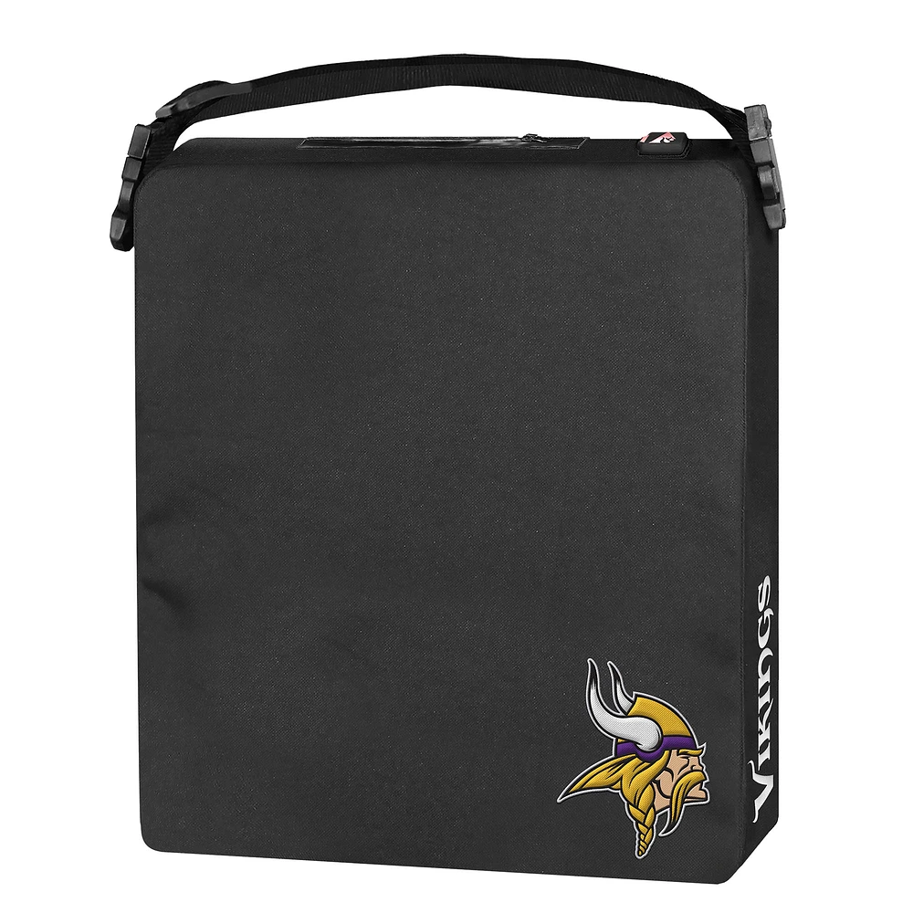 ActionHeat Black Minnesota Vikings 5V Battery Heated Seat Cushion