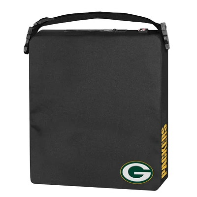 ActionHeat Black Green Bay Packers 5V Battery Heated Seat Cushion