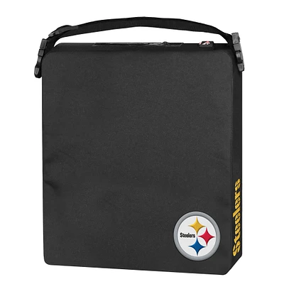 ActionHeat Black Pittsburgh Steelers 5V Battery Heated Seat Cushion