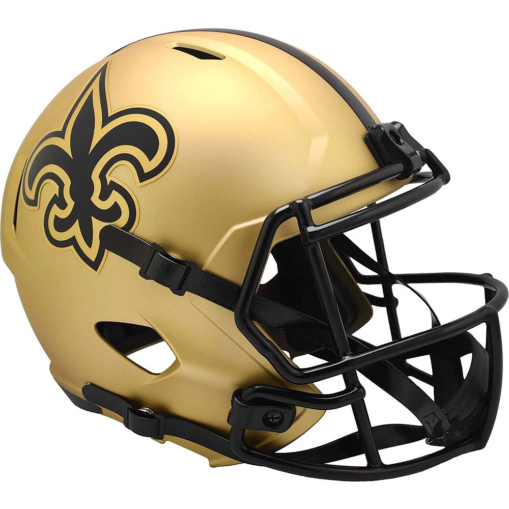 New Orleans Saints Riddell Rave Speed Replica Helmet