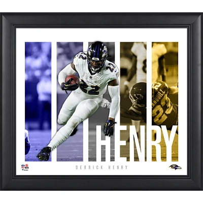 Derrick Henry Baltimore Ravens Framed 15" x 17" Player Panel Collage