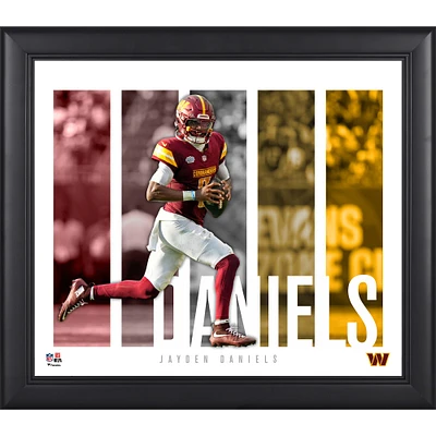 Jayden Daniels Washington Commanders Framed 15" x 17" Player Panel Collage