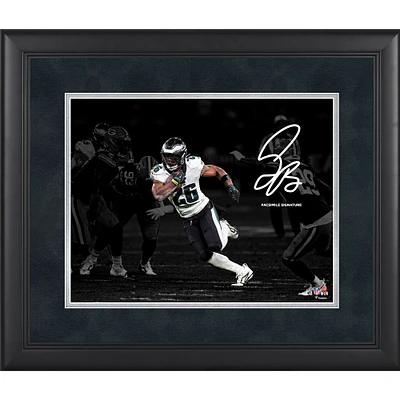 Saquon Barkley Philadelphia Eagles Facsimile Signature Framed 11" x 14" Photograph