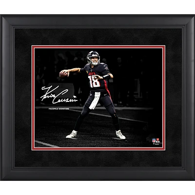 Kirk Cousins Atlanta Falcons Facsimile Signature Framed 11" x 14" Photograph