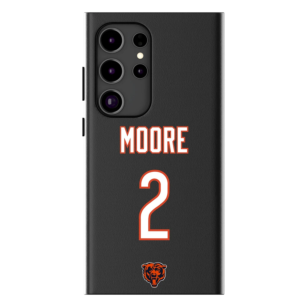 Keyscaper D.J. Moore Black Chicago Bears Galaxy Magnetic Bump Case