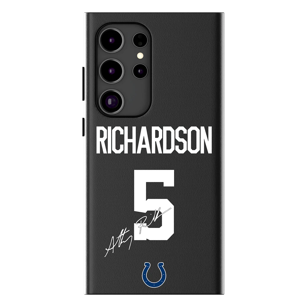 Keyscaper Anthony Richardson Black Indianapolis Colts Galaxy Magnetic Bump Case