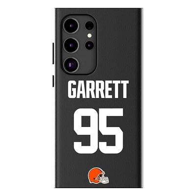 Keyscaper Myles Garrett Black Cleveland Browns Galaxy Magnetic Bump Case