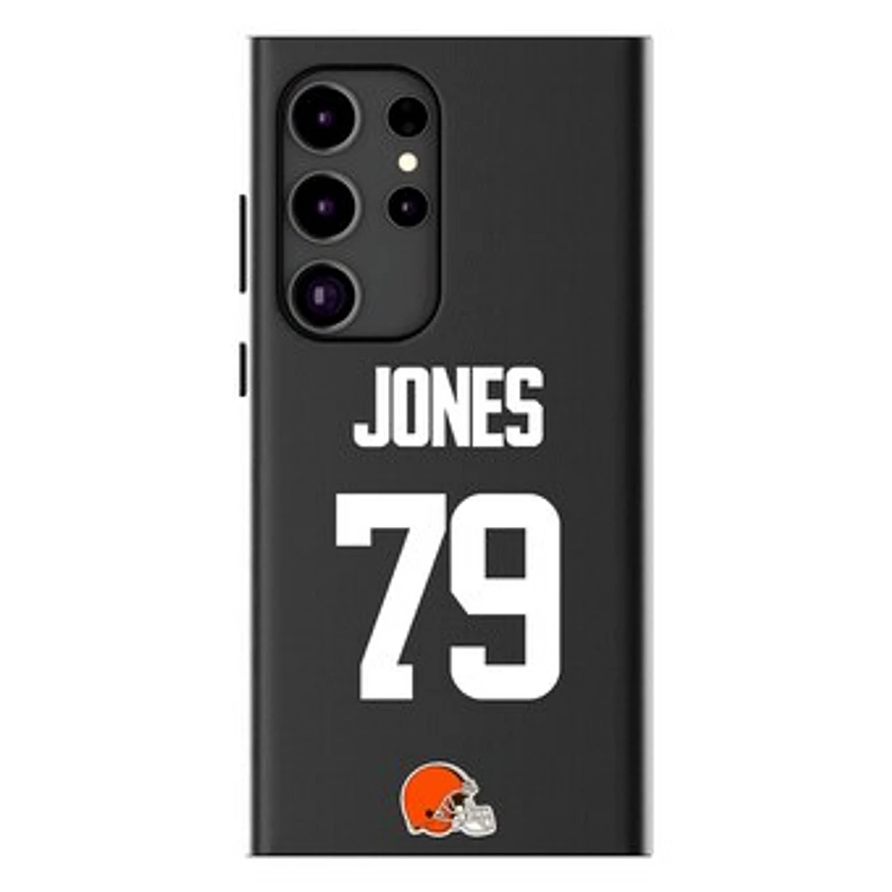 Keyscaper Dawand Jones Black Cleveland Browns Galaxy Magnetic Bump Case