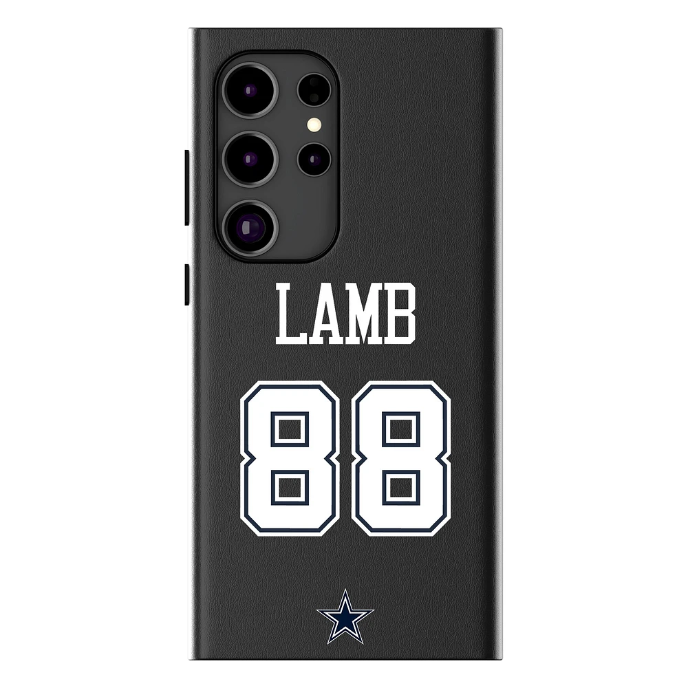 Keyscaper CeeDee Lamb Black Dallas Cowboys Galaxy Magnetic Bump Case