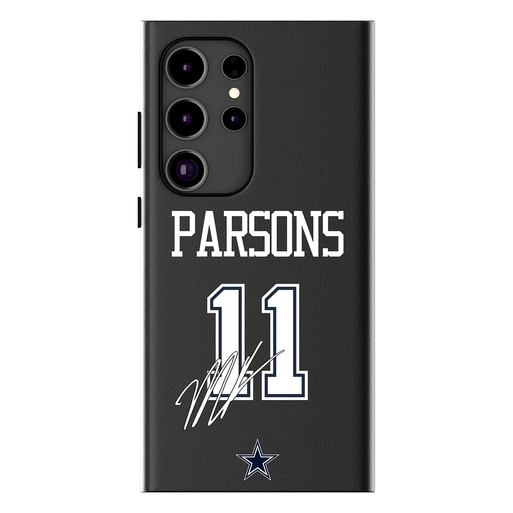 Keyscaper Micah Parsons Black Dallas Cowboys Galaxy Magnetic Bump Case