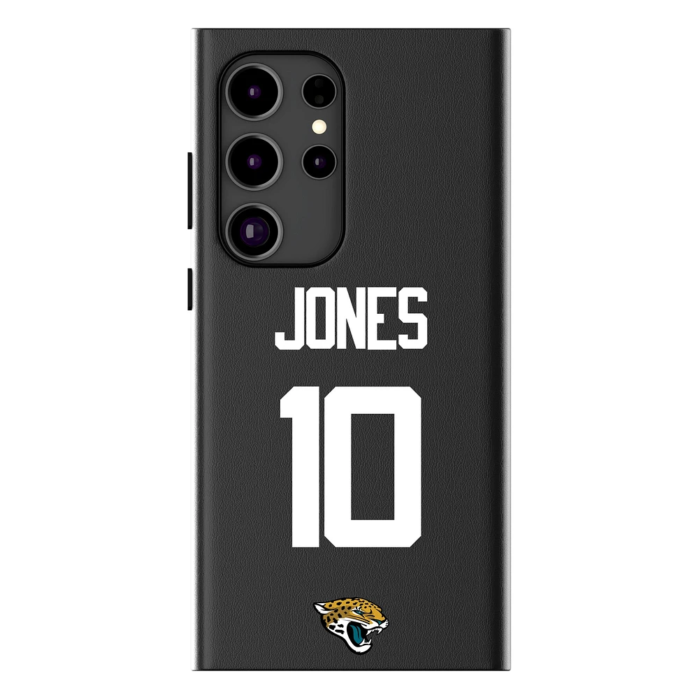 Keyscaper Mac Jones Black Jacksonville Jaguars Galaxy Magnetic Bump Case
