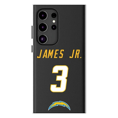 Keyscaper Derwin James Jr. Black Los Angeles Chargers Galaxy Magnetic Bump Case