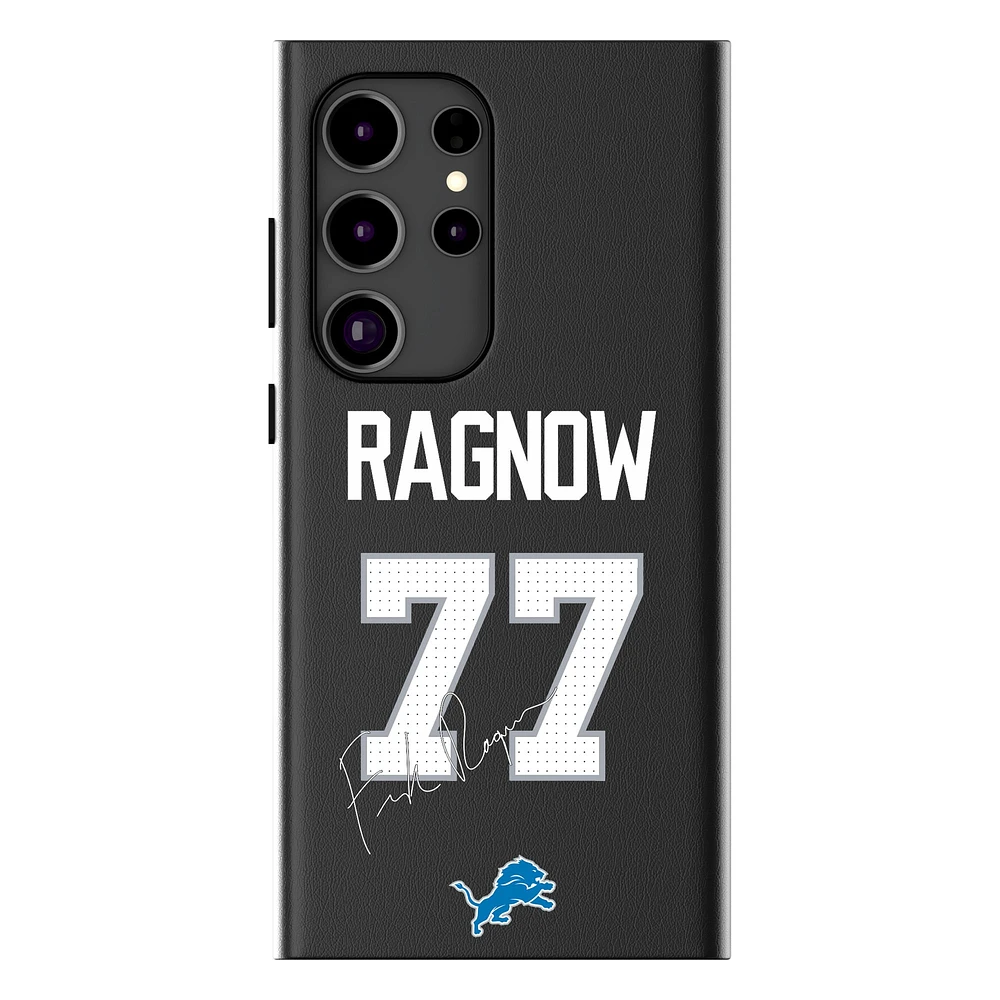 Keyscaper Frank Ragnow Black Detroit Lions Galaxy Magnetic Bump Case