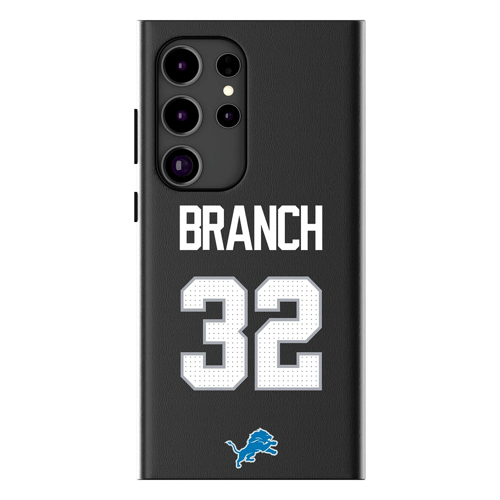 Keyscaper Brian Branch Black Detroit Lions Galaxy Magnetic Bump Case