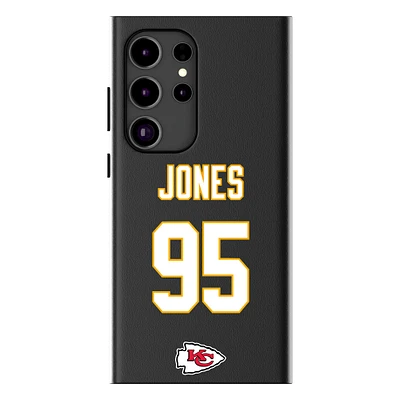 Keyscaper Chris Jones Black Kansas City Chiefs Galaxy Magnetic Bump Case