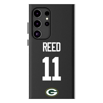 Keyscaper Jayden Reed Black Green Bay Packers Galaxy Magnetic Bump Case