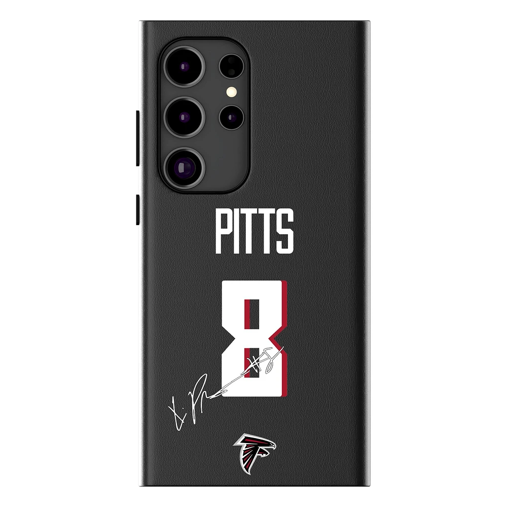 Keyscaper Kyle Pitts Black Atlanta Falcons Galaxy Magnetic Bump Case