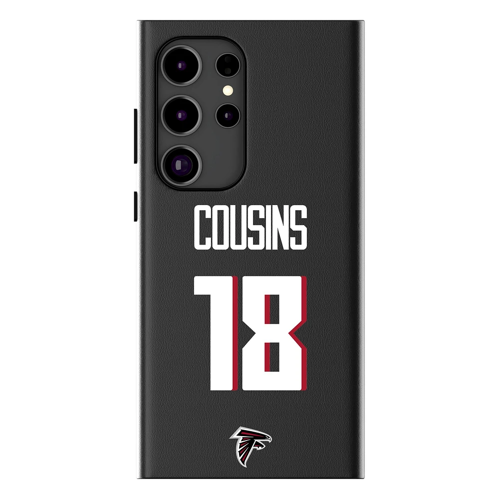 Keyscaper Kirk Cousins Black Atlanta Falcons Galaxy Magnetic Bump Case
