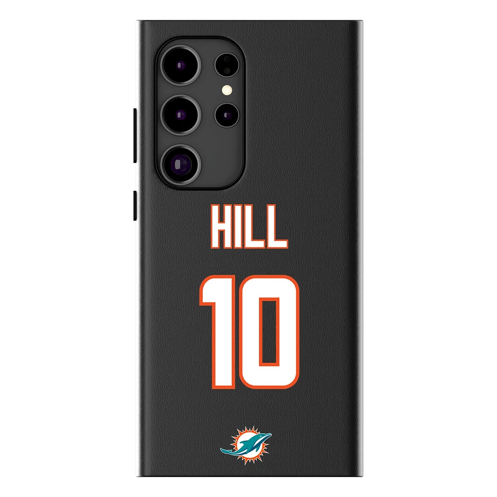 Keyscaper Tyreek Hill Black Miami Dolphins Galaxy Magnetic Bump Case