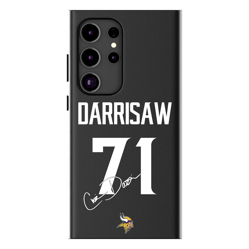 Keyscaper Christian Darrisaw Black Minnesota Vikings Galaxy Magnetic Bump Case
