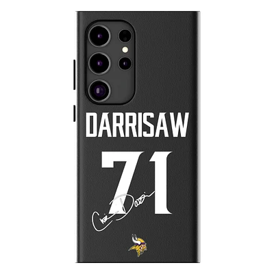 Keyscaper Christian Darrisaw Black Minnesota Vikings Galaxy Magnetic Bump Case