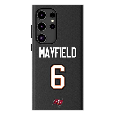 Keyscaper Baker Mayfield Black Tampa Bay Buccaneers Galaxy Magnetic Bump Case