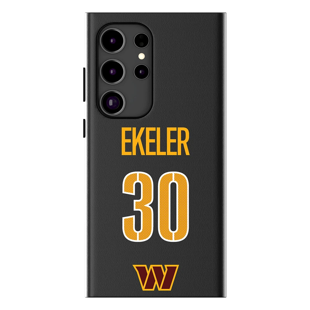 Keyscaper Austin Ekeler Black Washington Commanders Galaxy Magnetic Bump Case