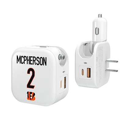 Keyscaper Evan McPherson Cincinnati Bengals Ready 2-in-1 USB Charger