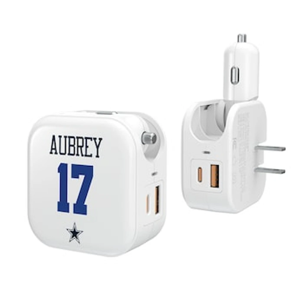 Keyscaper Brandon Aubrey Dallas Cowboys Ready 2-in-1 USB Charger