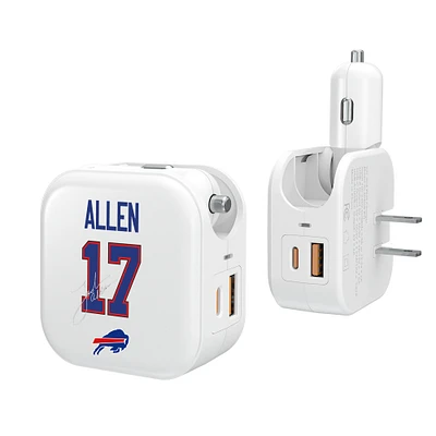 Keyscaper Josh Allen Buffalo Bills Ready 2-in-1 USB Charger