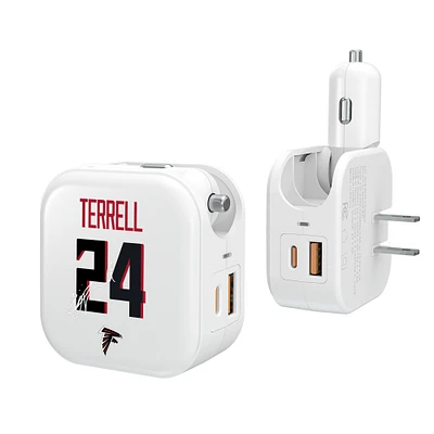Keyscaper A.J. Terrell Atlanta Falcons Ready 2-in-1 USB Charger