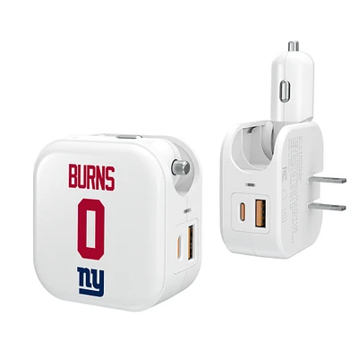 Keyscaper Brian Burns New York Giants Ready 2-in-1 USB Charger