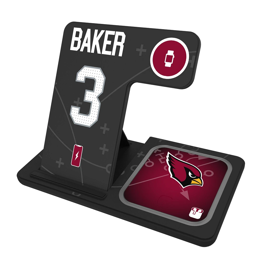 Keyscaper Budda Baker Arizona Cardinals Ready 3-in-1 Charging Station