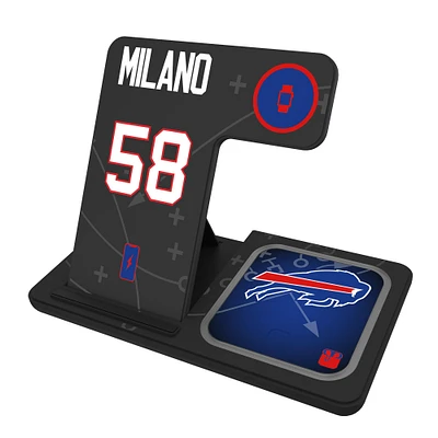 Keyscaper Matt Milano Buffalo Bills Ready 3-in-1 Charging Station