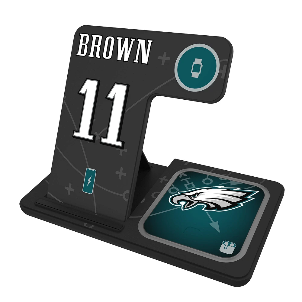 Keyscaper A.J. Brown Philadelphia Eagles Ready 3-in-1 Charging Station