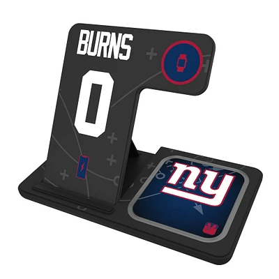 Keyscaper Brian Burns New York Giants Ready 3-in-1 Charging Station