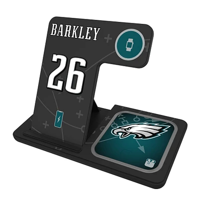 Keyscaper Saquon Barkley Philadelphia Eagles Ready 3-in-1 Charging Station