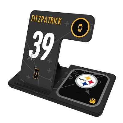 Keyscaper Minkah Fitzpatrick Pittsburgh Steelers Ready 3-in-1 Charging Station