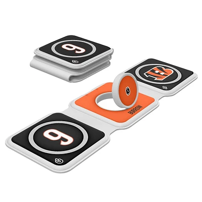 Keyscaper Joe Burrow Cincinnati Bengals 3-in-1 Foldable Charger